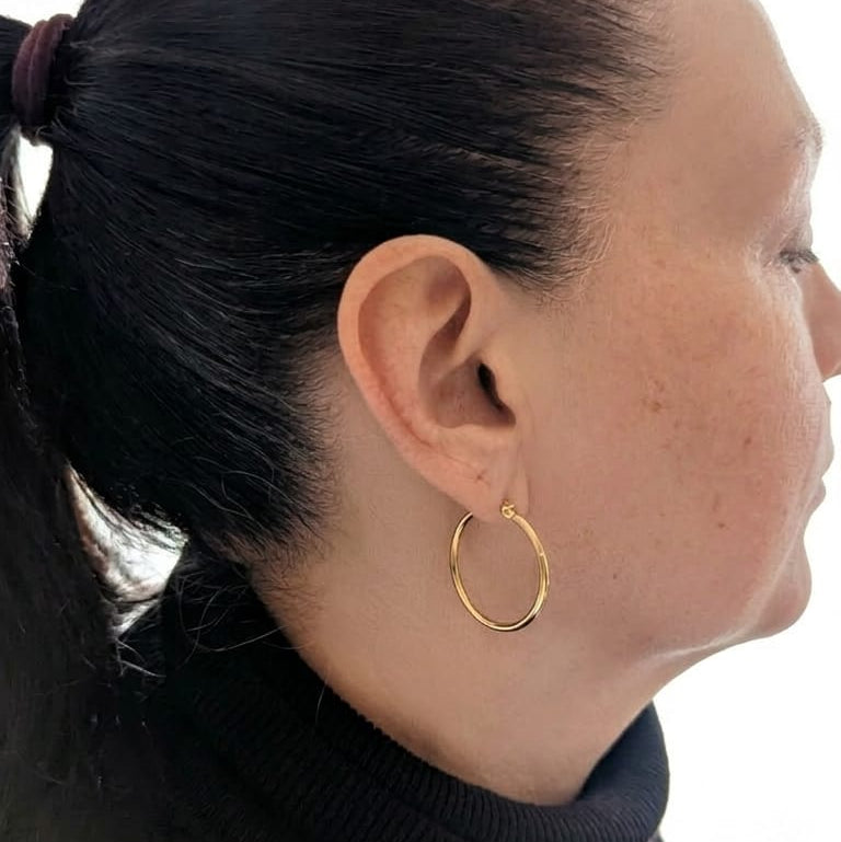 Simply Gold Hoops