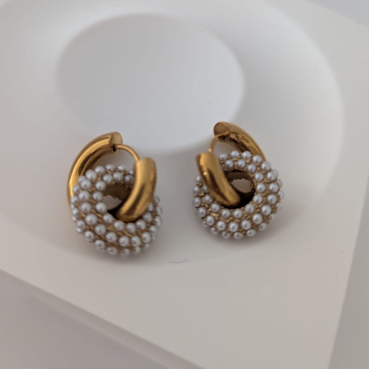 Detachable Double Hoop Earrings