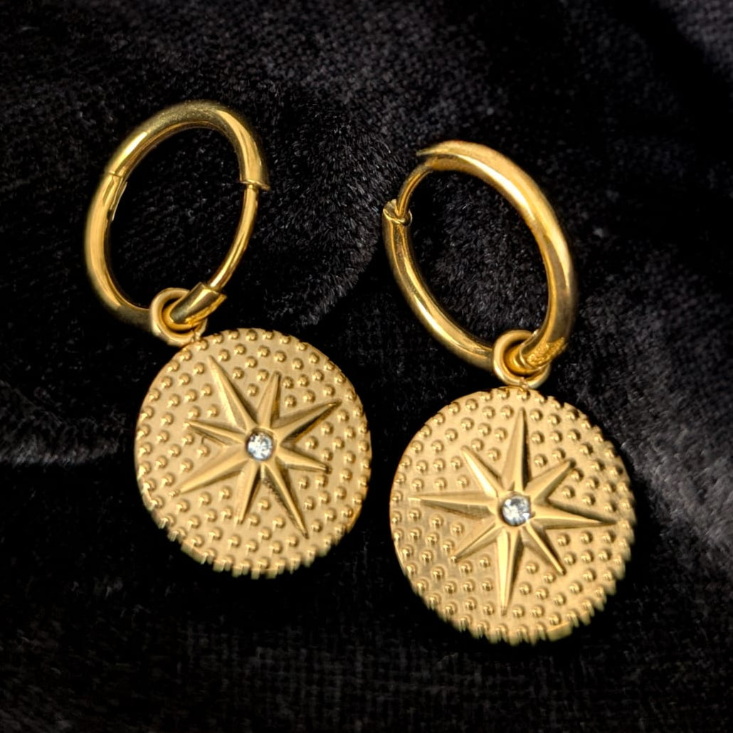 Gold Aura Earrings