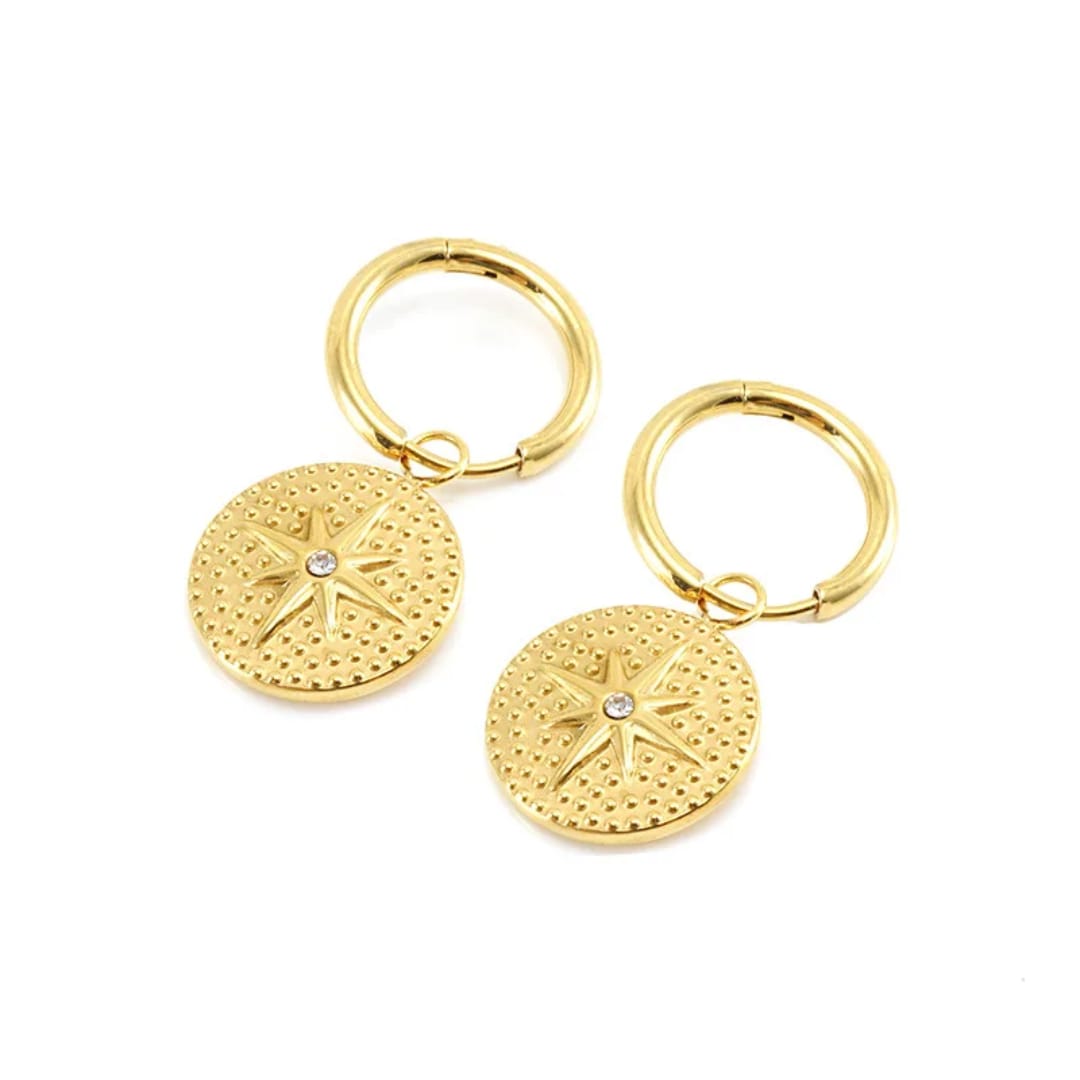 Gold Aura Earrings