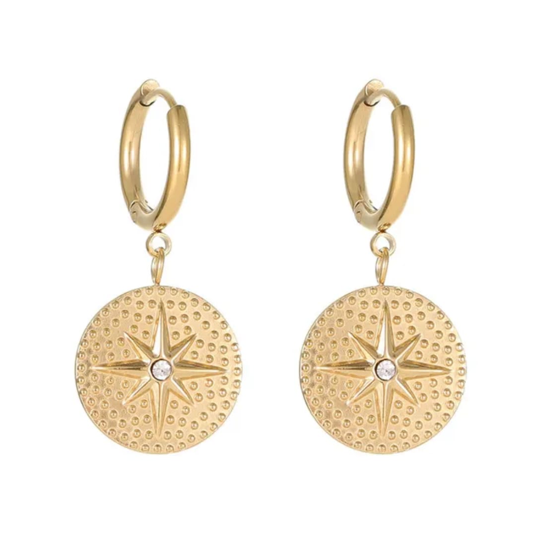 Gold Aura Earrings