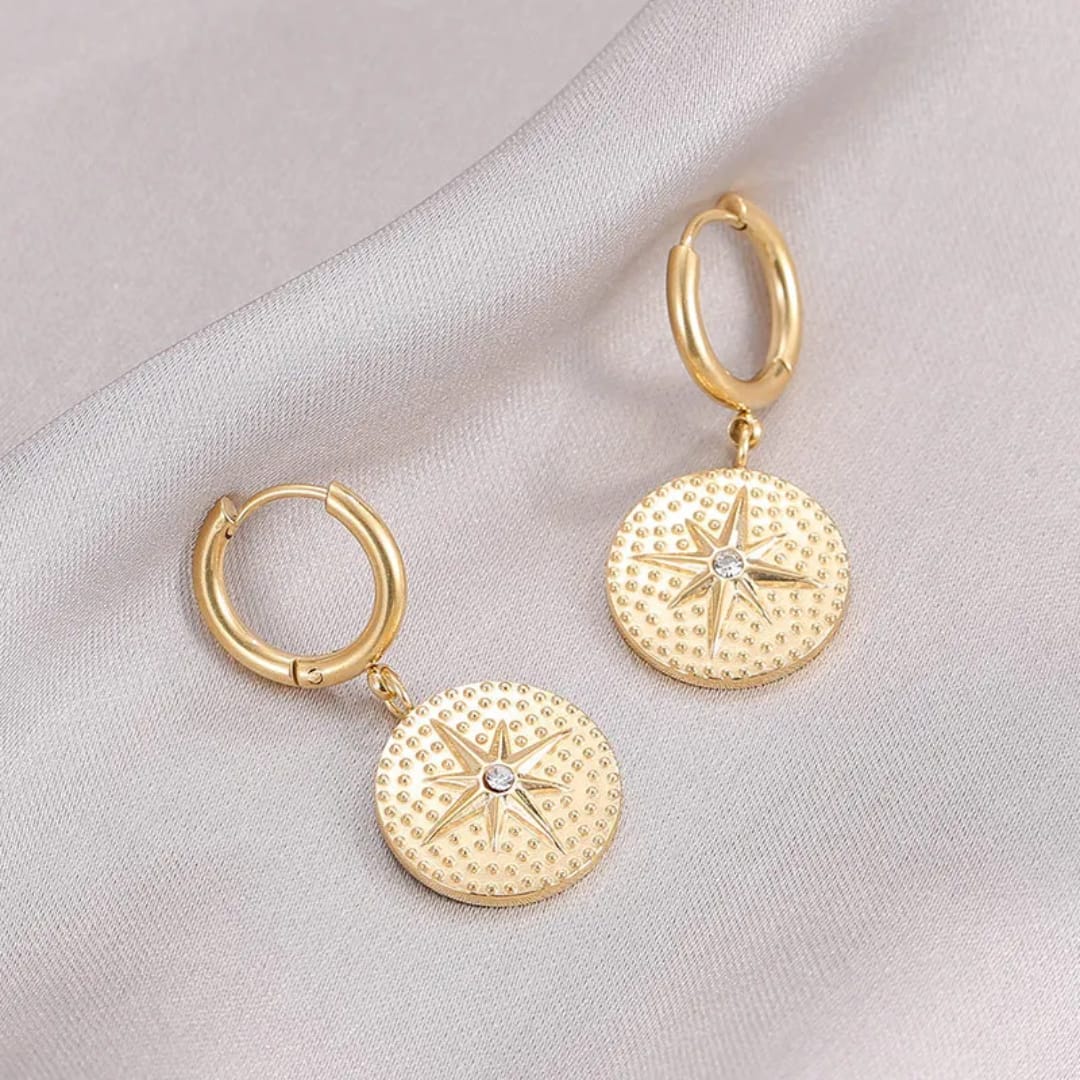 Gold Aura Earrings