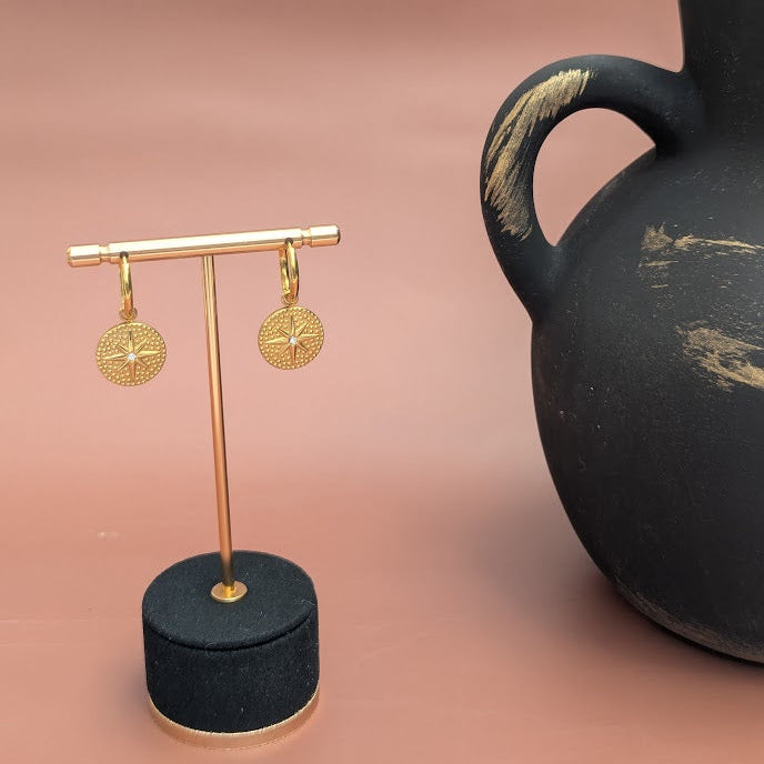 Gold Aura Earrings