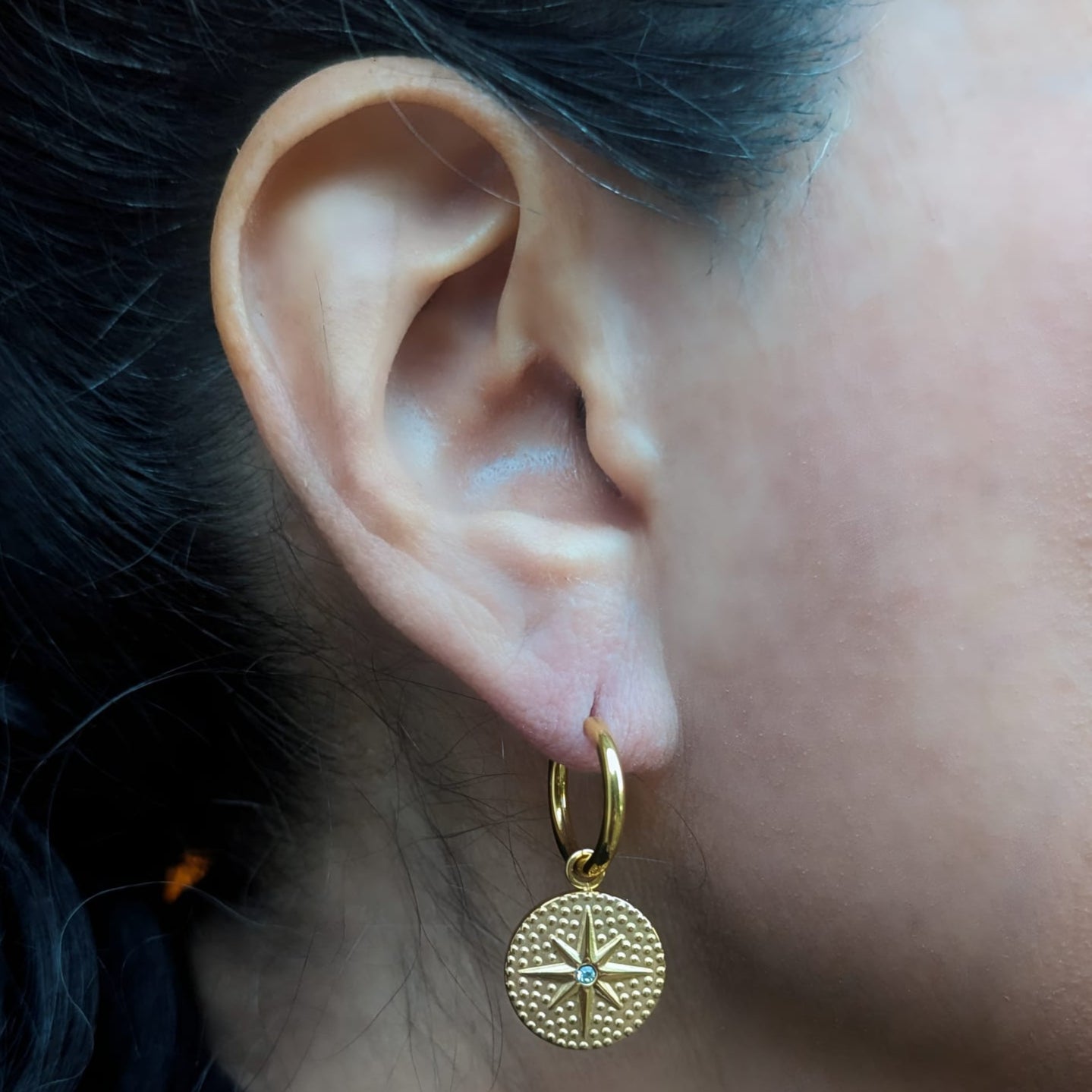 Gold Aura Earrings
