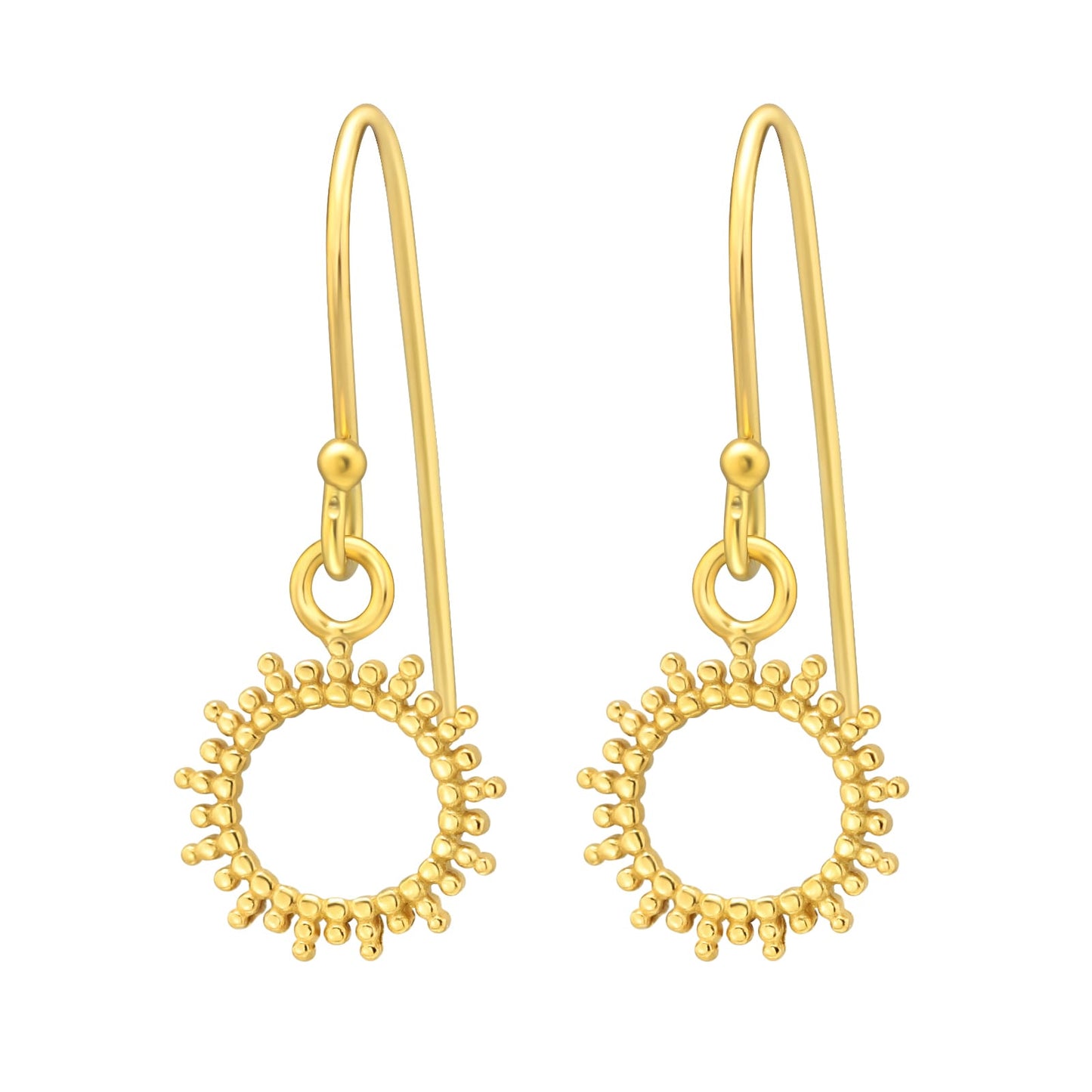 Hollow Sun Ultra Lightweight Earrings