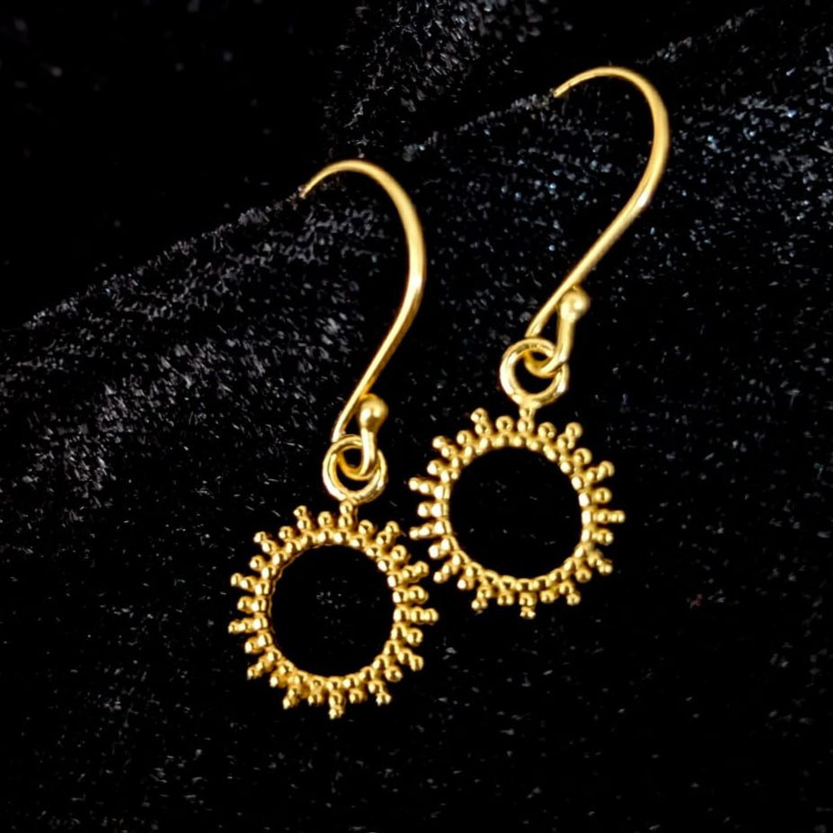 Hollow Sun Ultra Lightweight Earrings