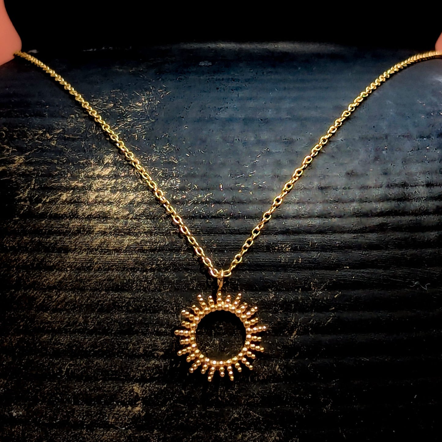 Hollow Sun Necklace