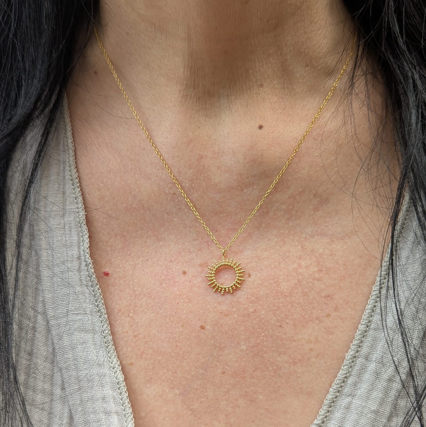 Hollow Sun Necklace