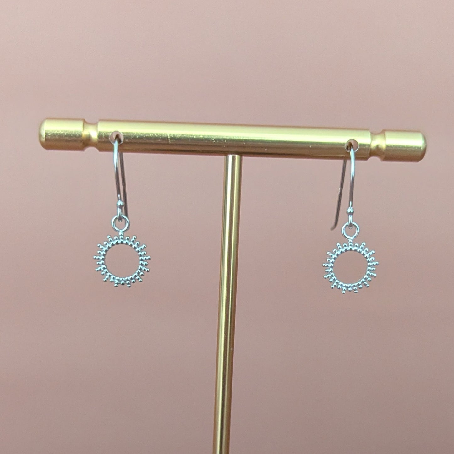 Hollow Sun Ultra Lightweight Earrings