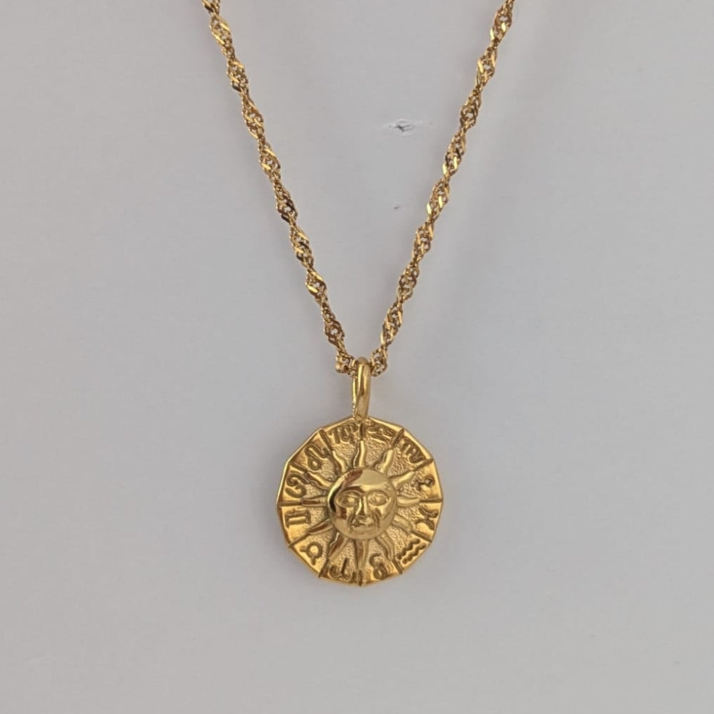 Horoscope Sun Necklace