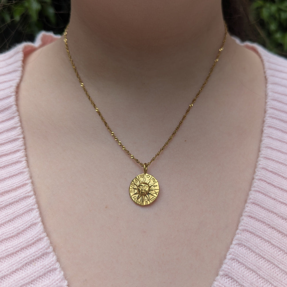 Horoscope Sun Necklace