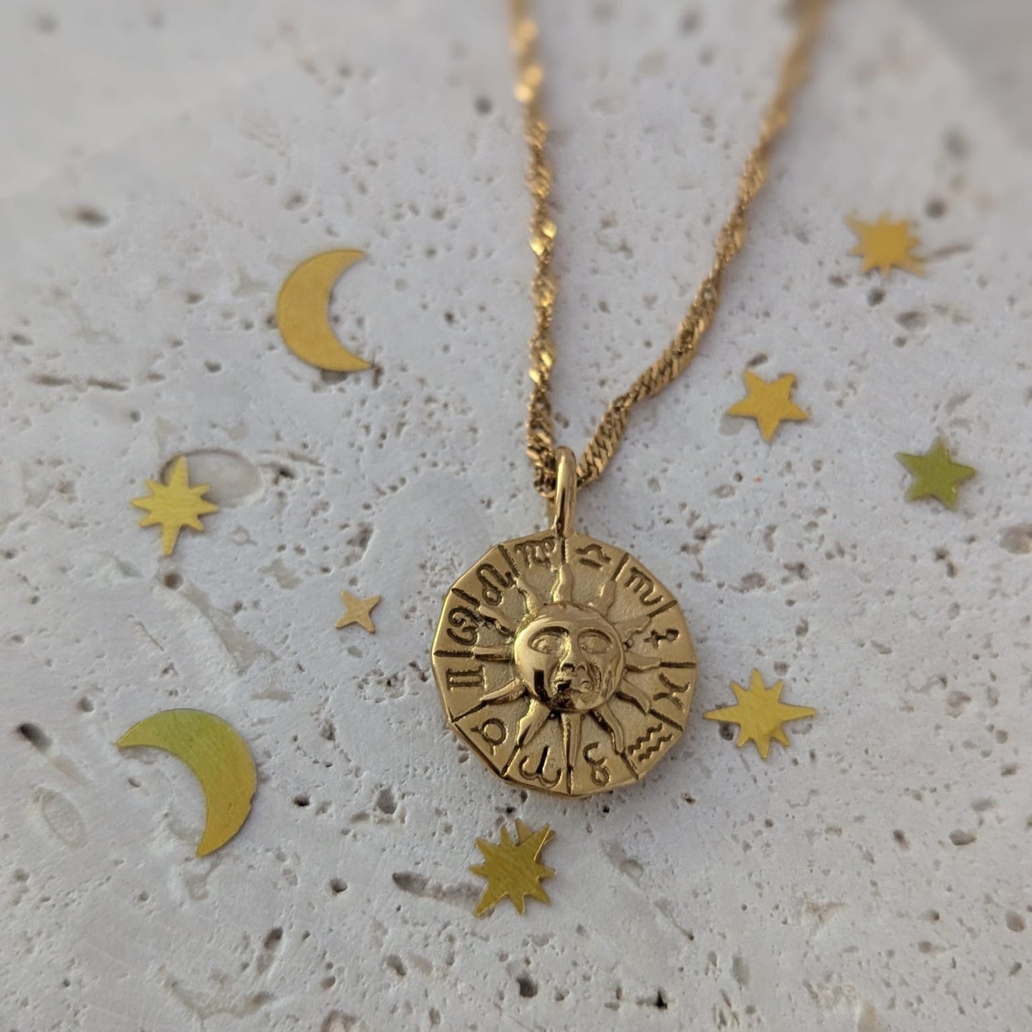 Horoscope Sun Necklace