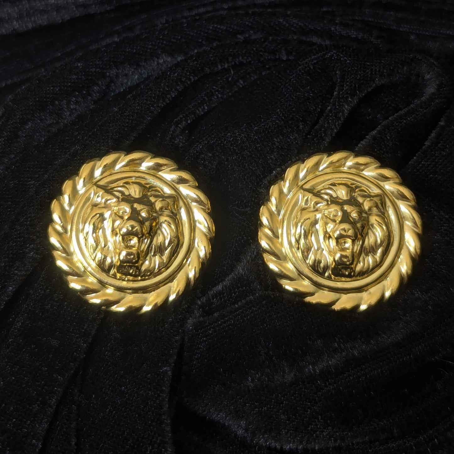 Vintage Lion Earrings