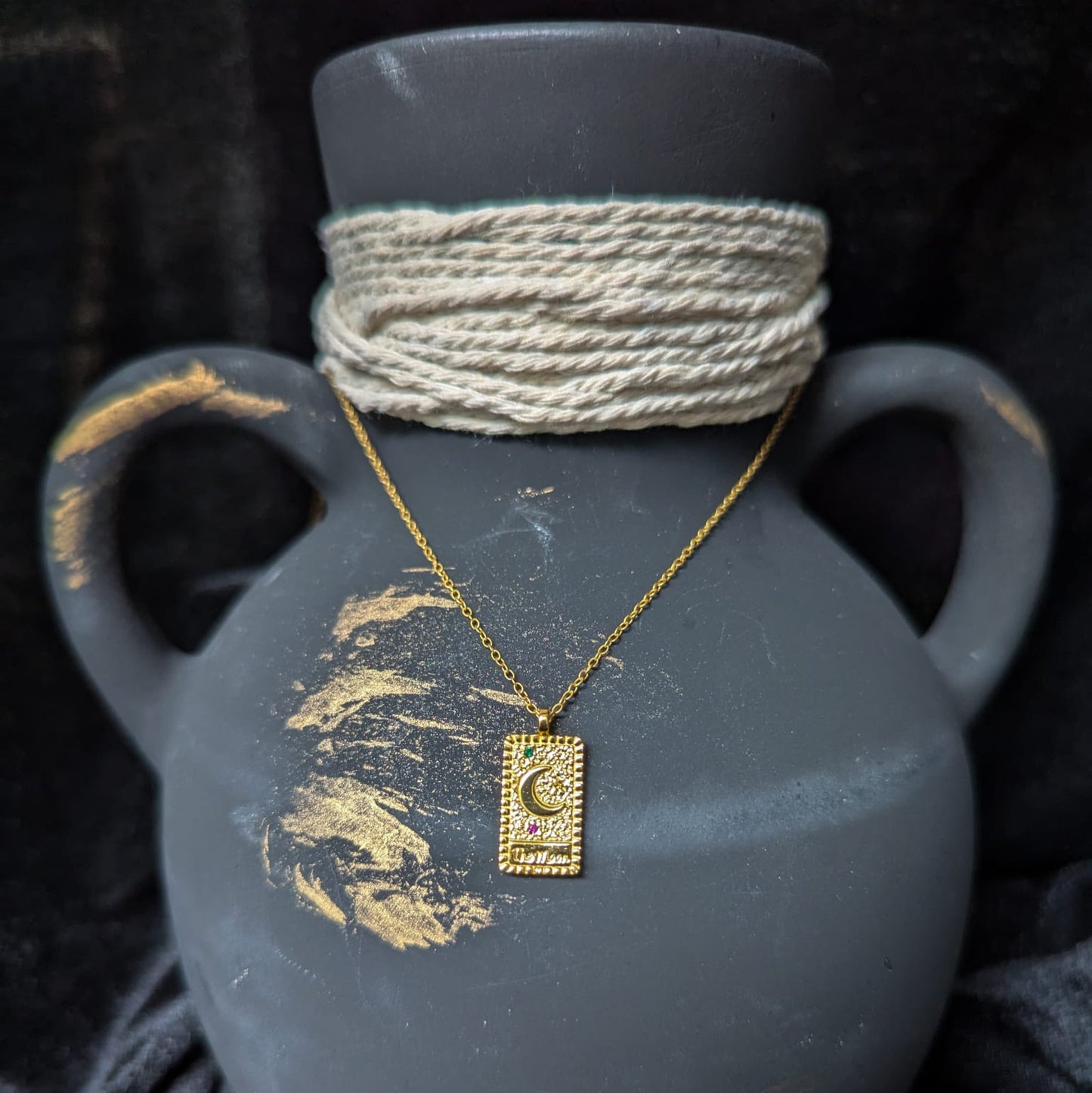 Moon Tarot Necklace