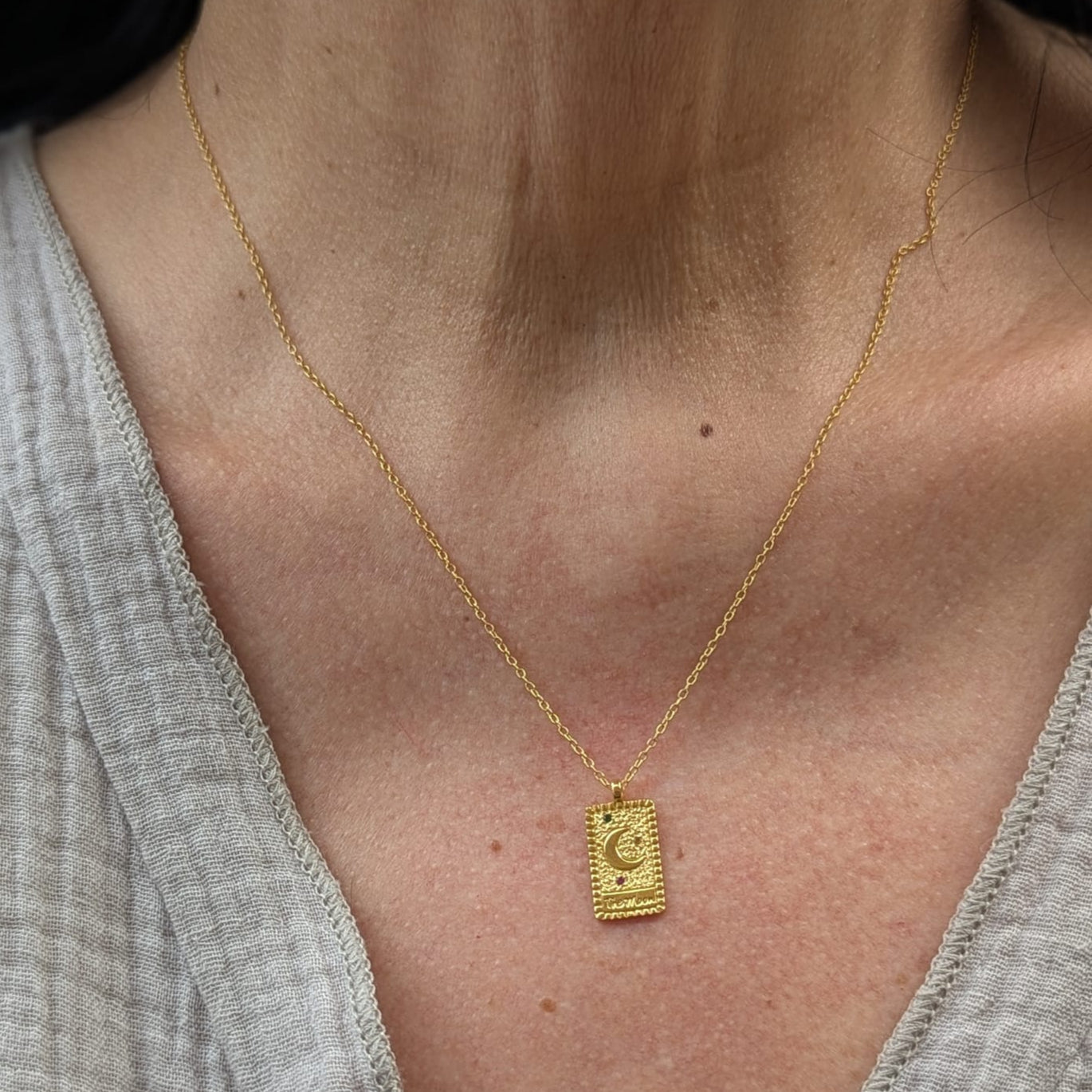 Moon Tarot Necklace