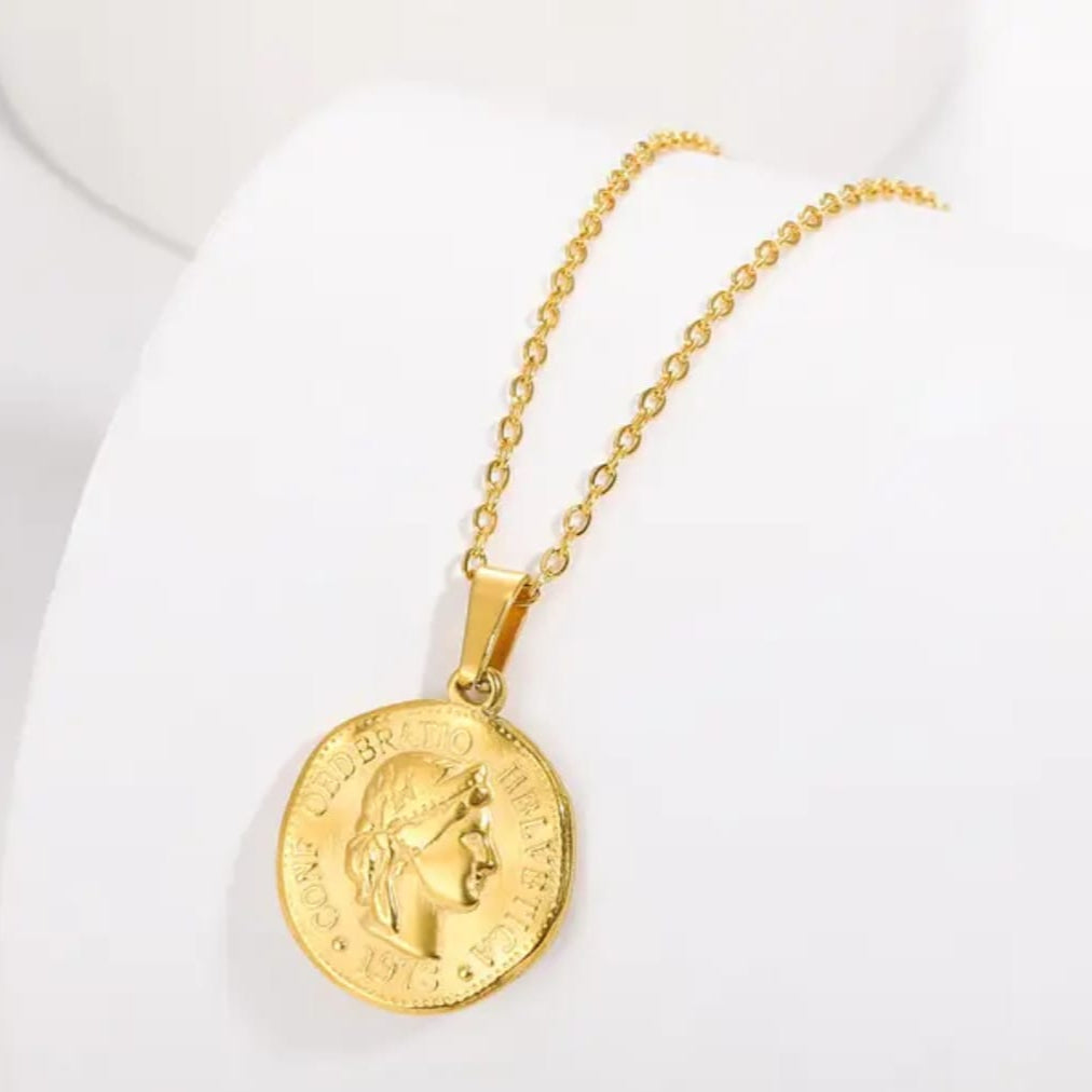 Roman Coin Necklace