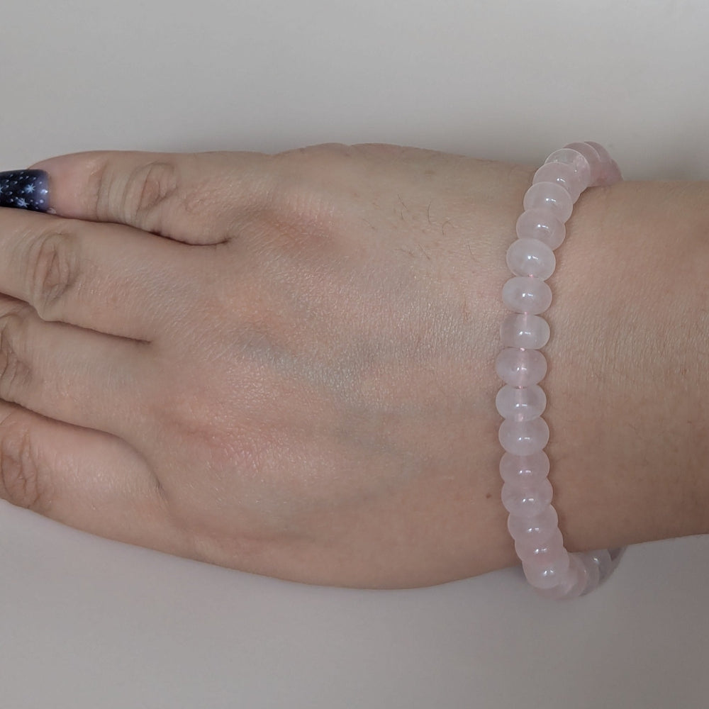 Rose Quartz Braided Bracelet