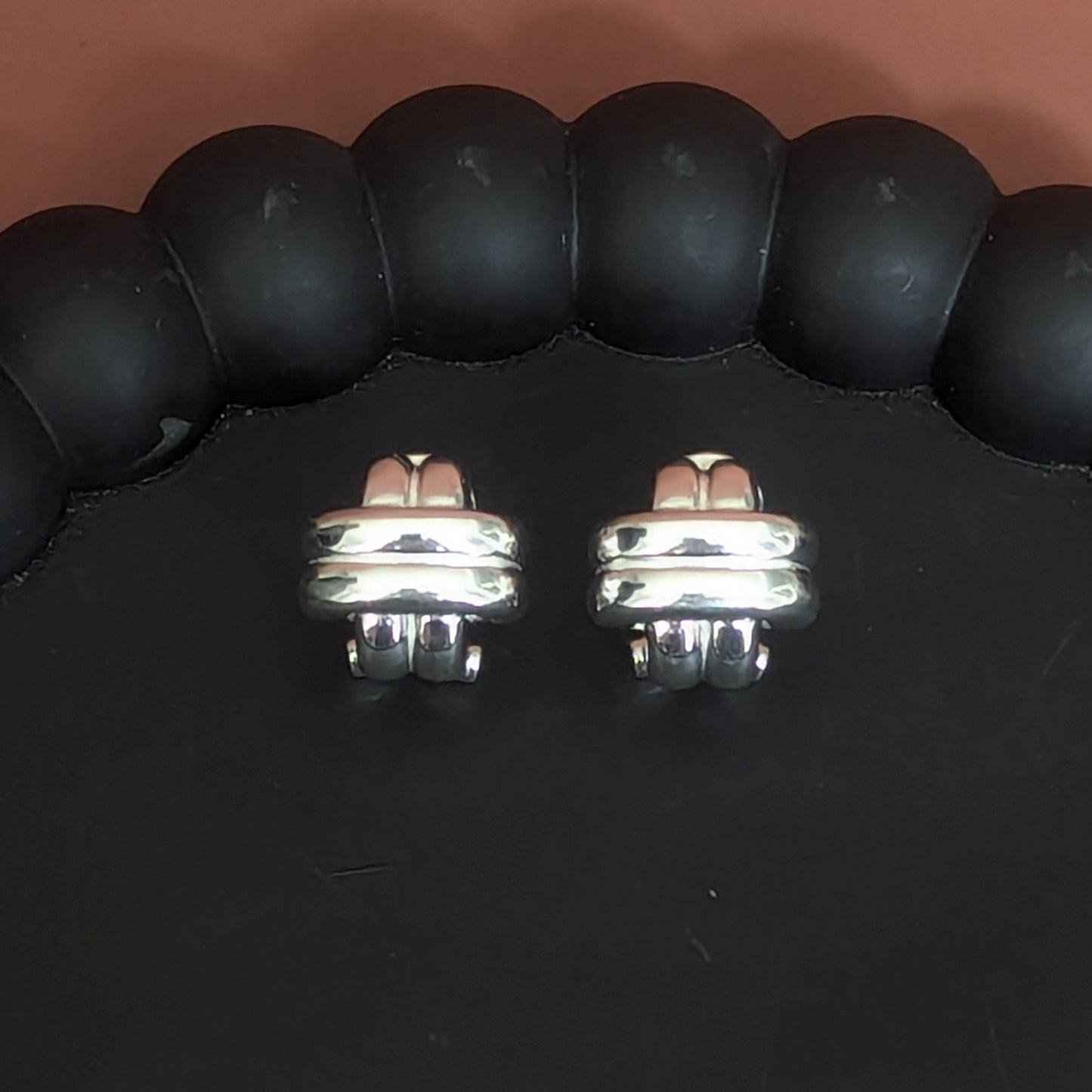Silver Cross Earrings
