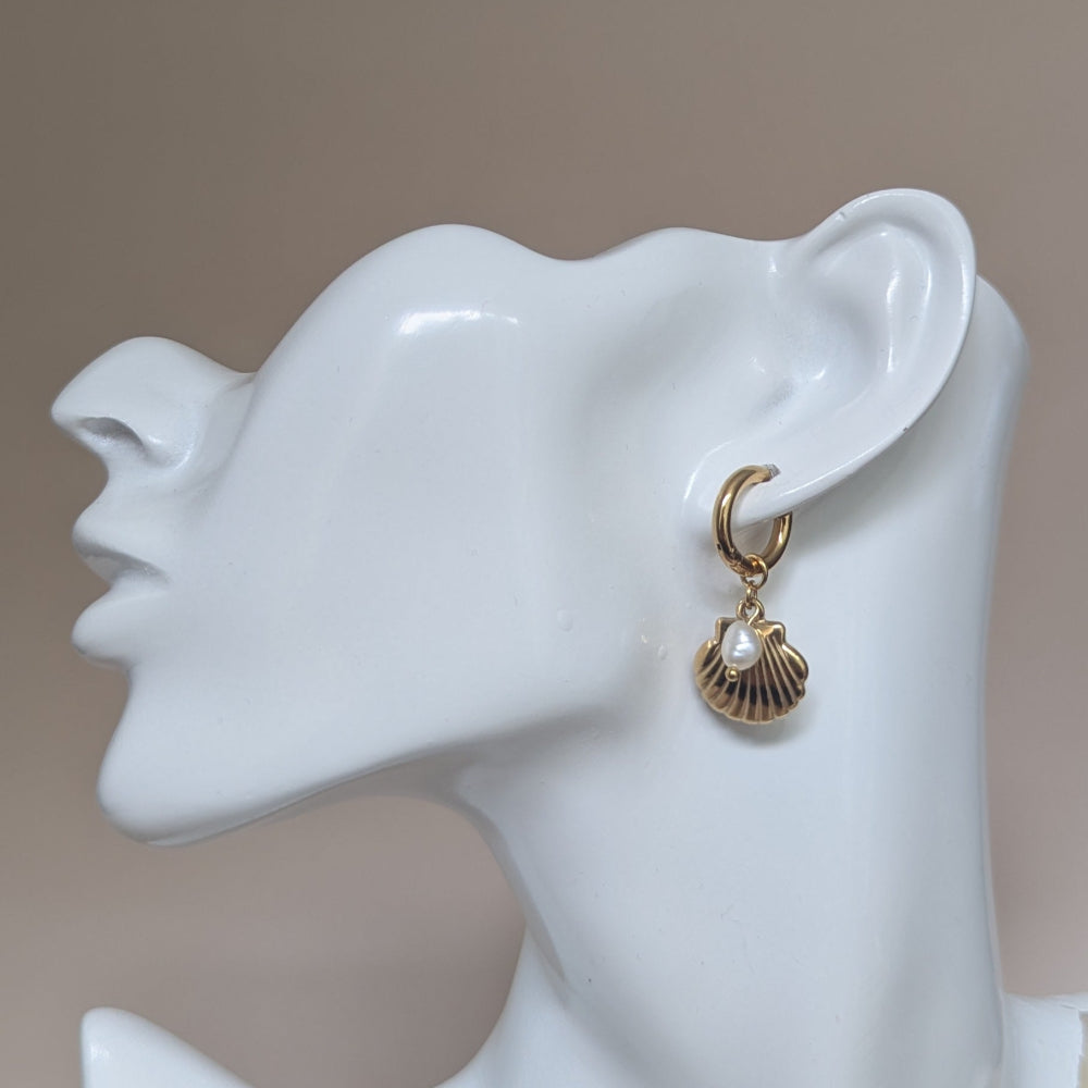 Scallop Shell Earrings