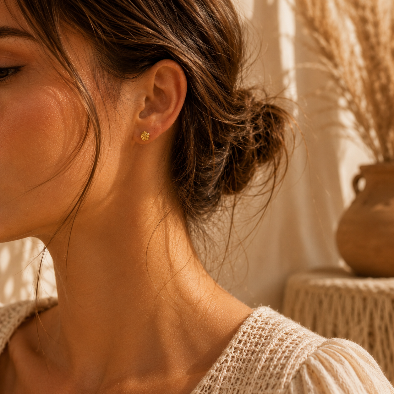 Mini Rose Studs