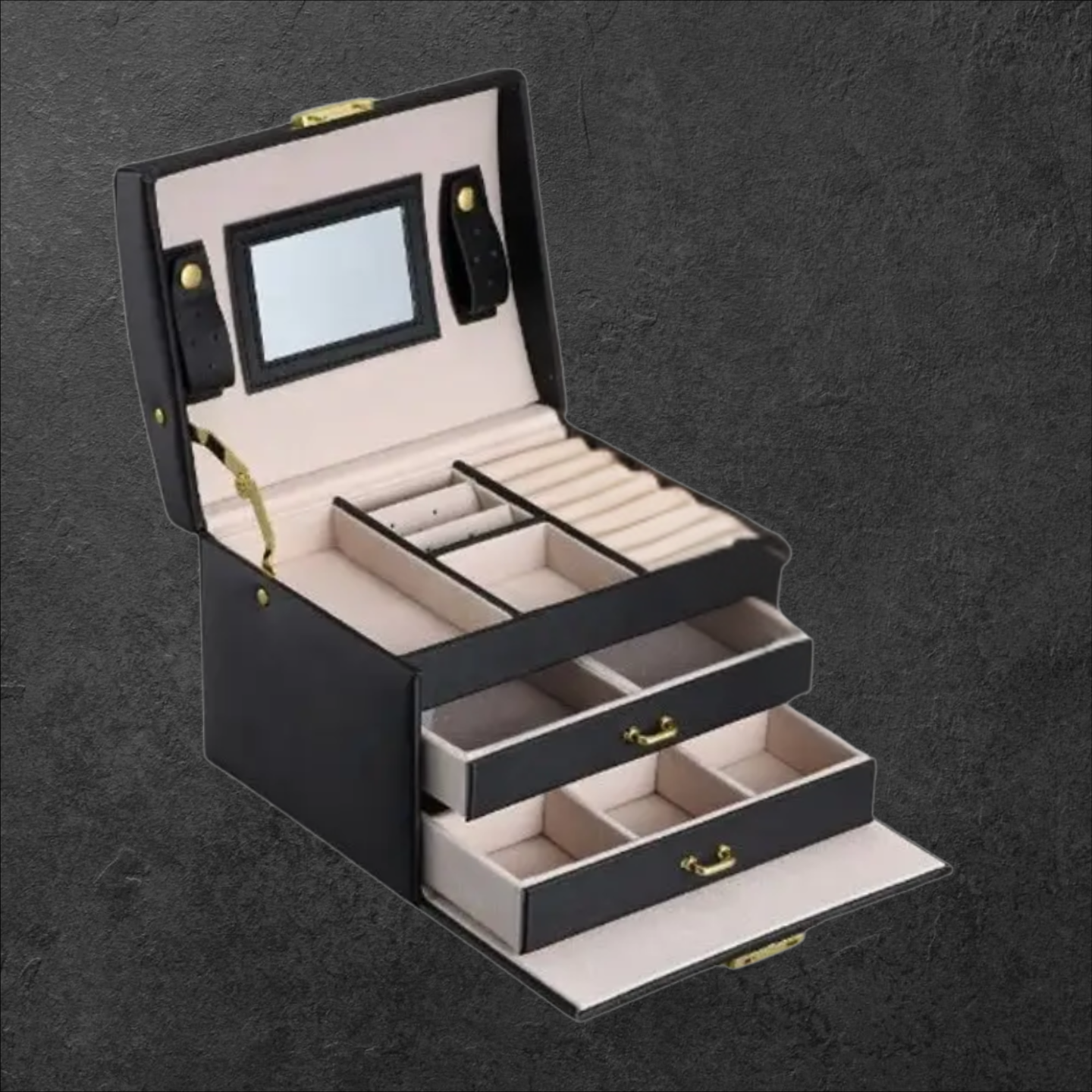 Gold Aura Jewellery Box