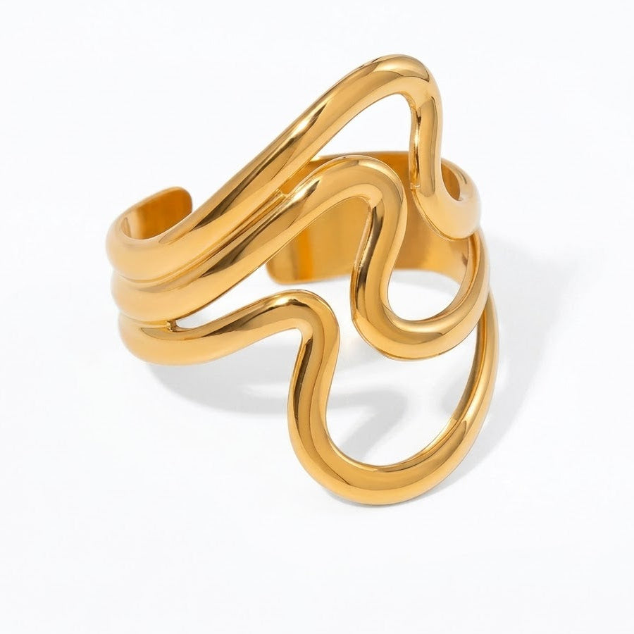 Wavy Adjustable Ring