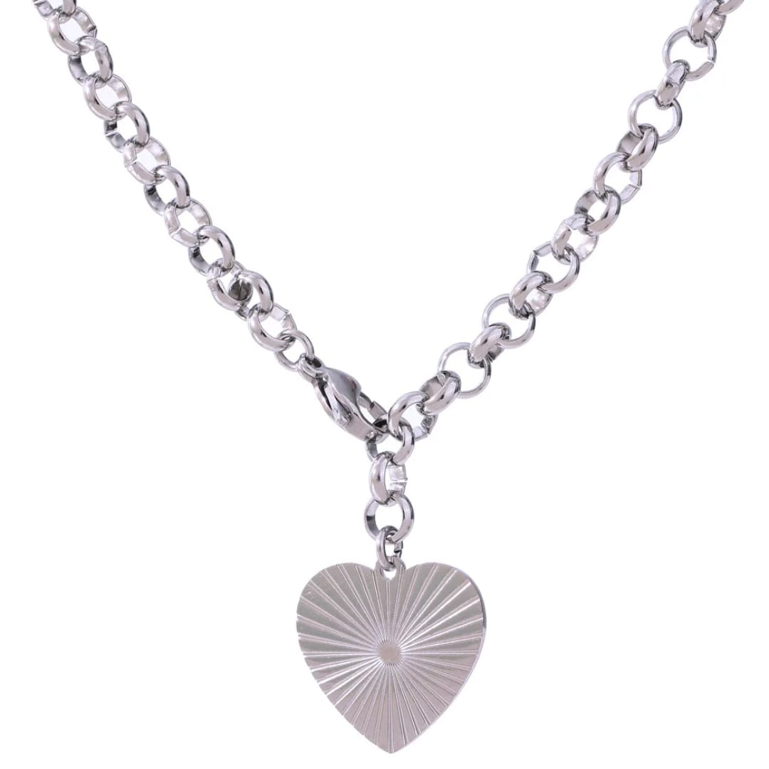 Starburst Heart Necklace