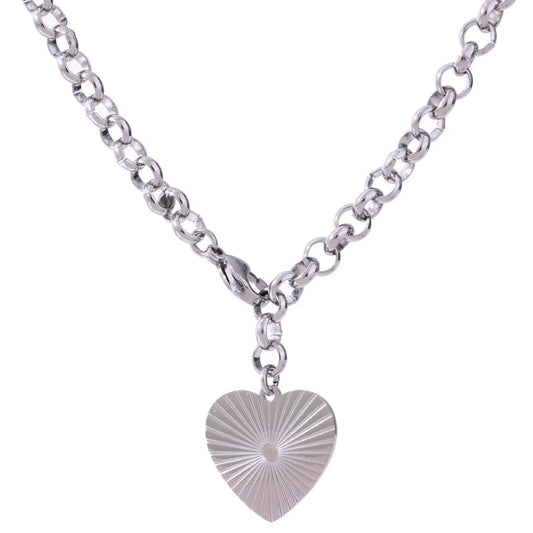 Starburst Heart Necklace