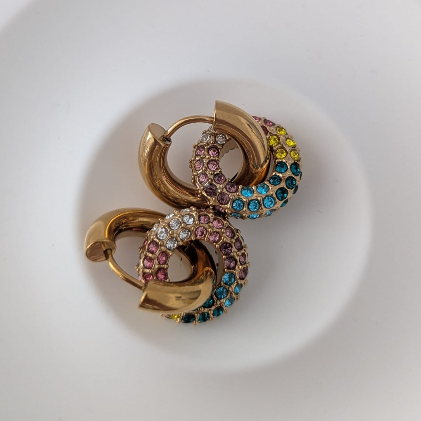 Detachable Double Hoop Earrings