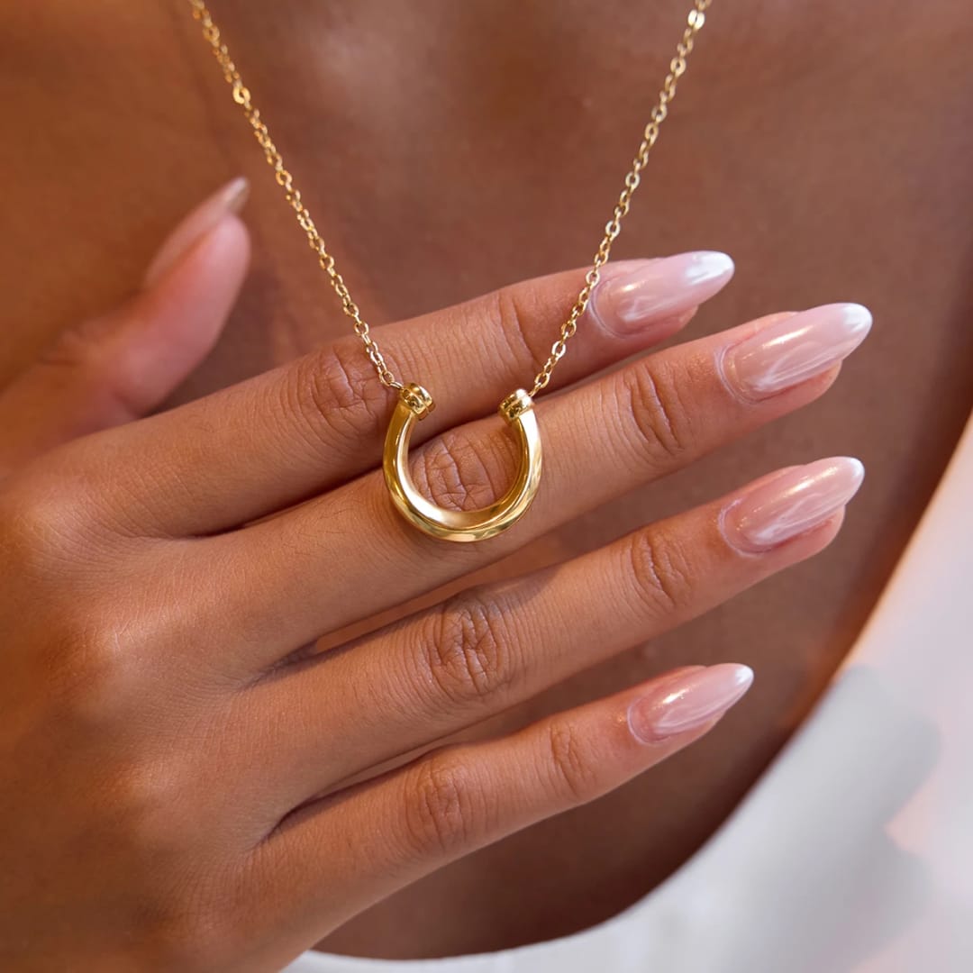 Layered Horseshoe Necklace