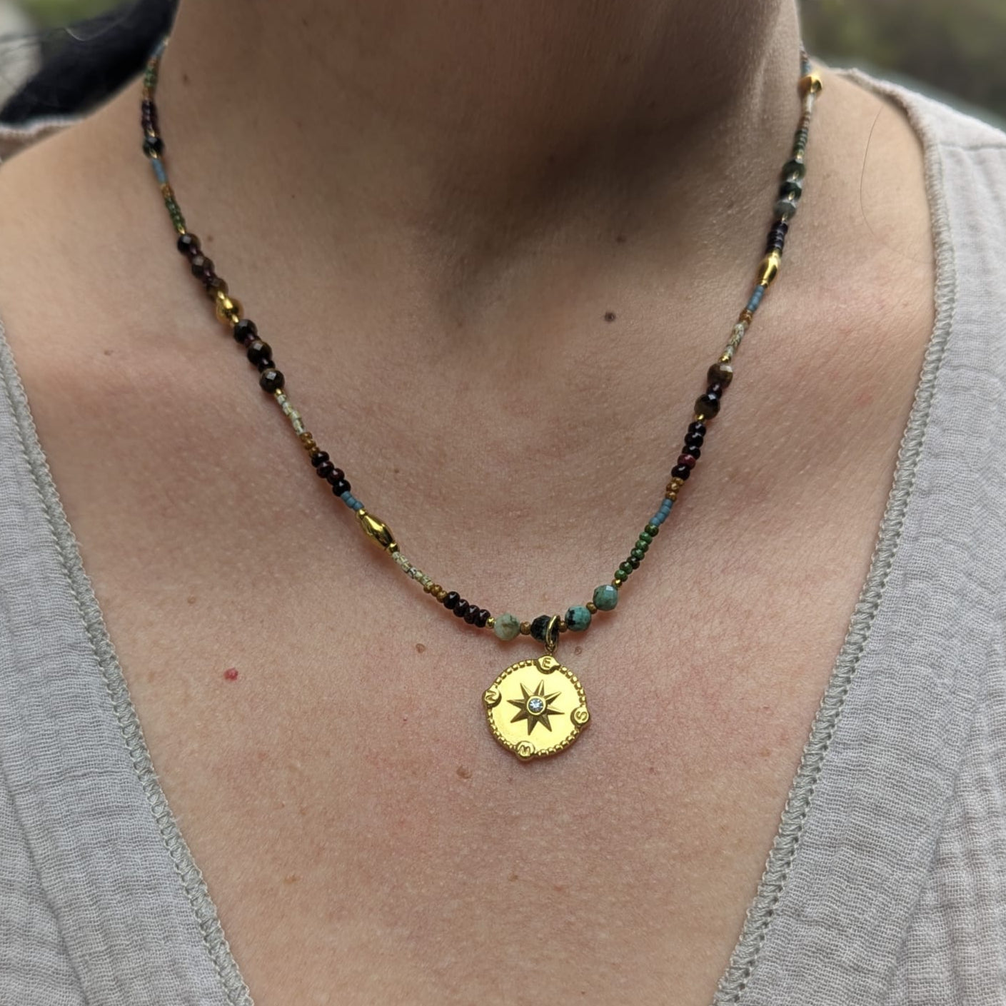 Akari Beaded Necklace