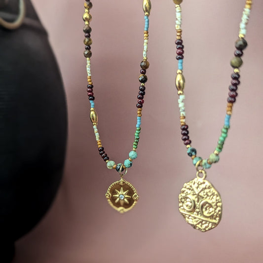 Akari Beaded Necklace