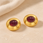 Brownstone Necklace & Earrings Set