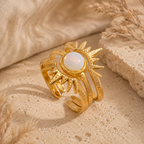Stacked Adjustable Sun Ring
