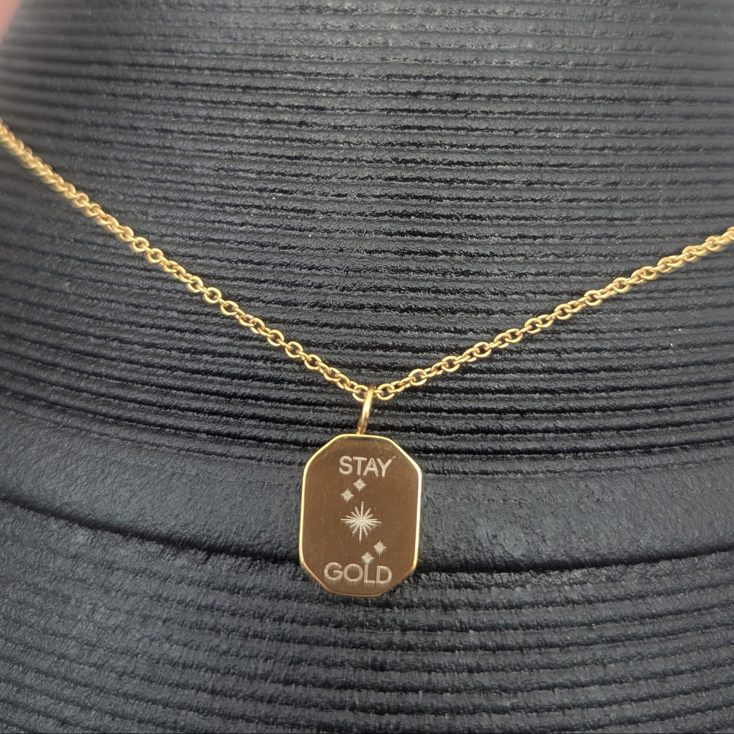 Chelsea "Stay Gold" Necklace