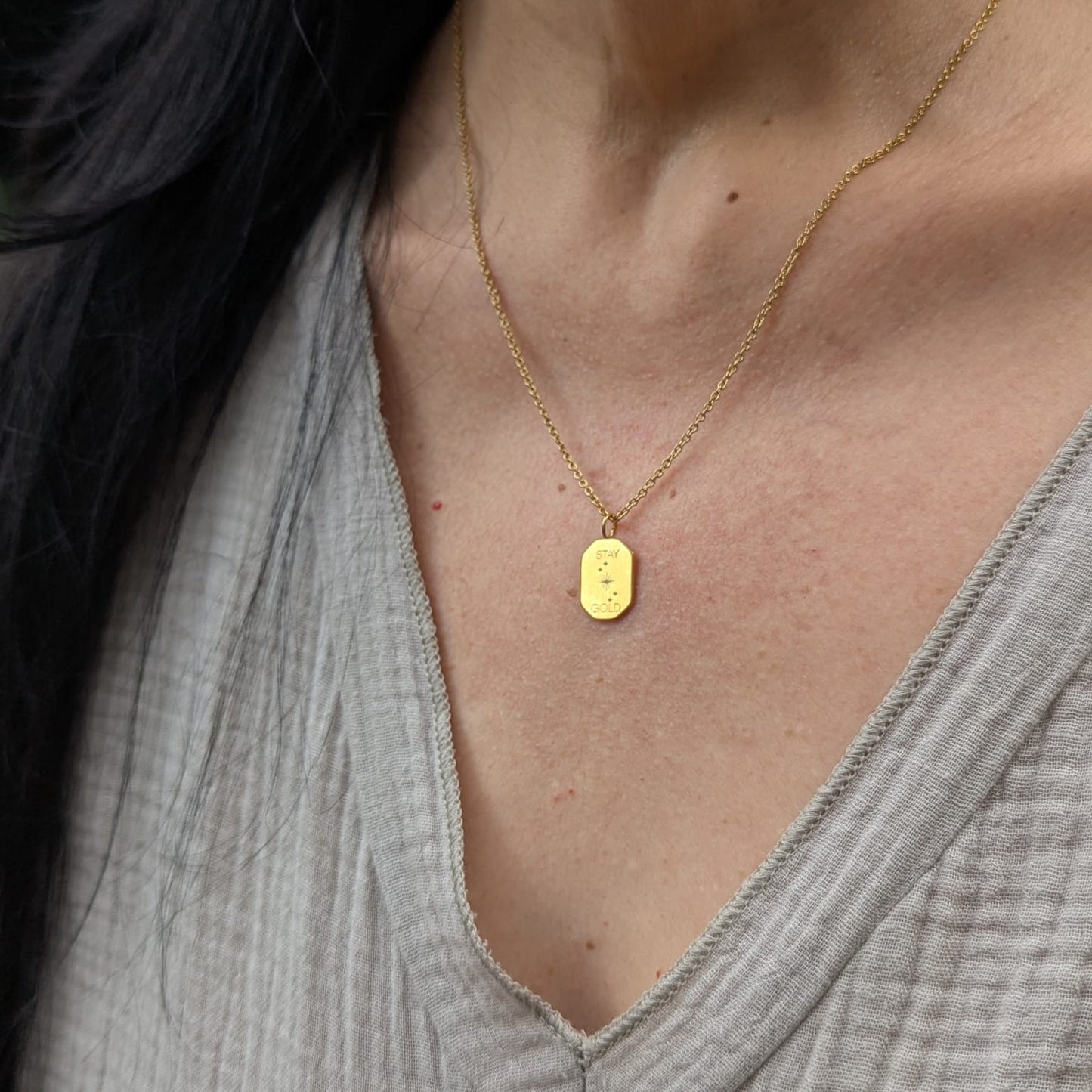 Chelsea "Stay Gold" Necklace