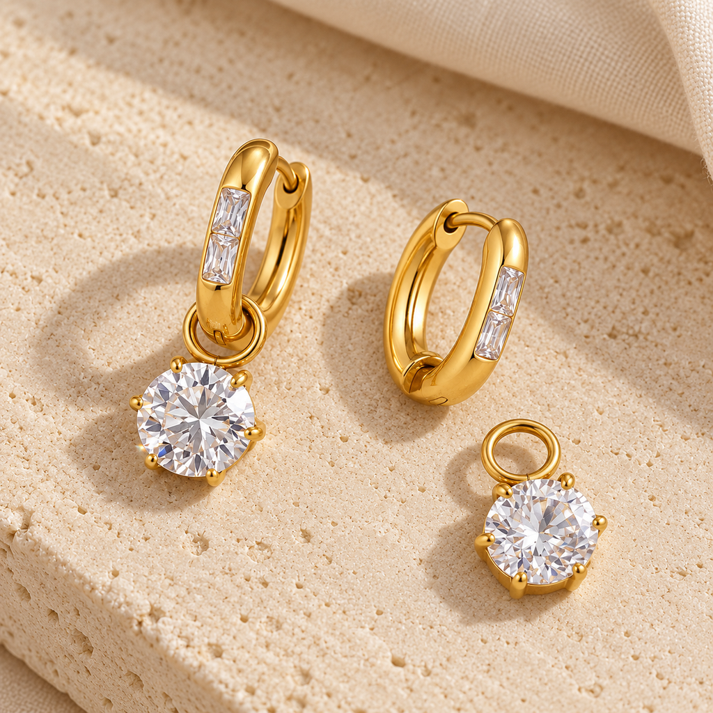 Lisette Detachable Hoops