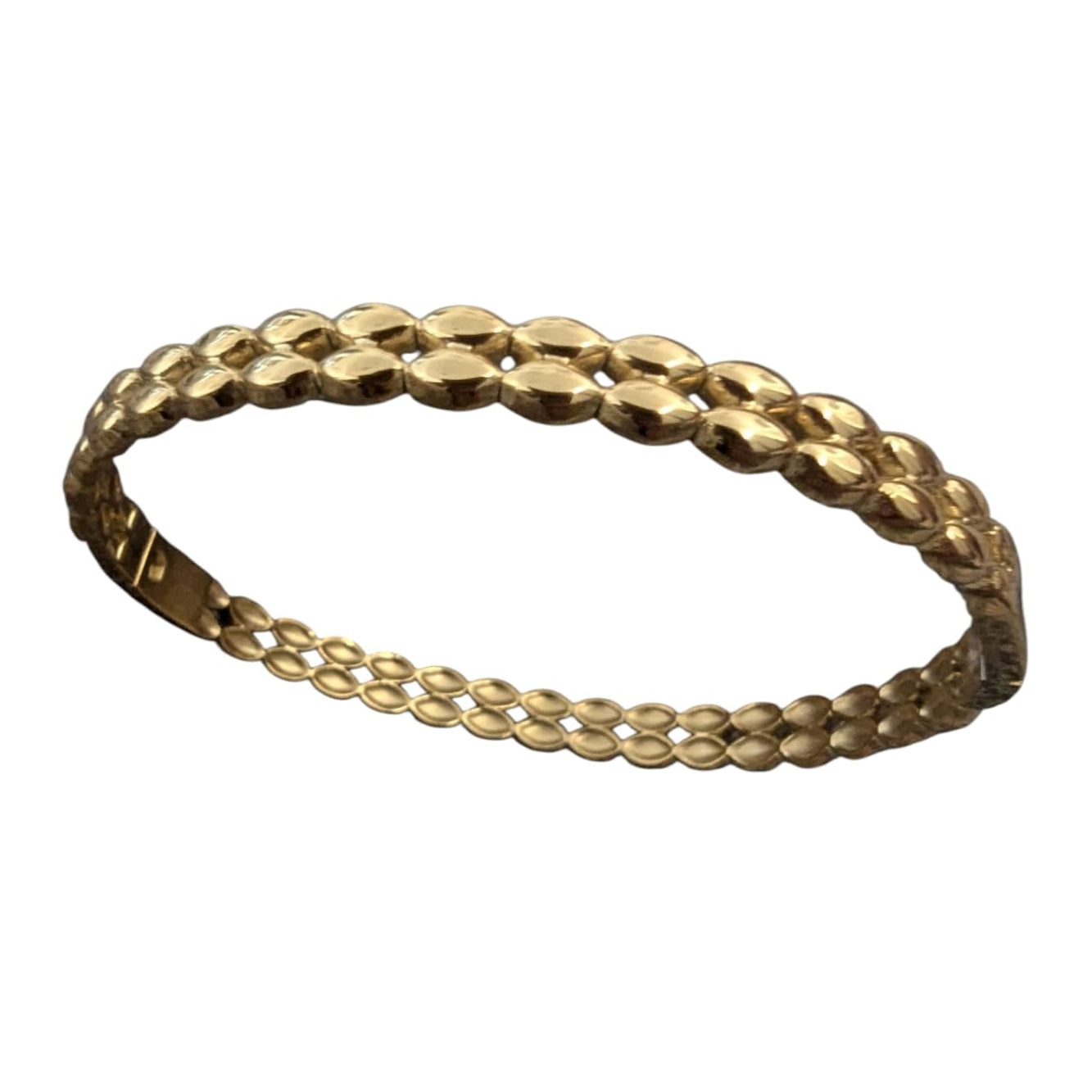 Gilded Weave Bangle