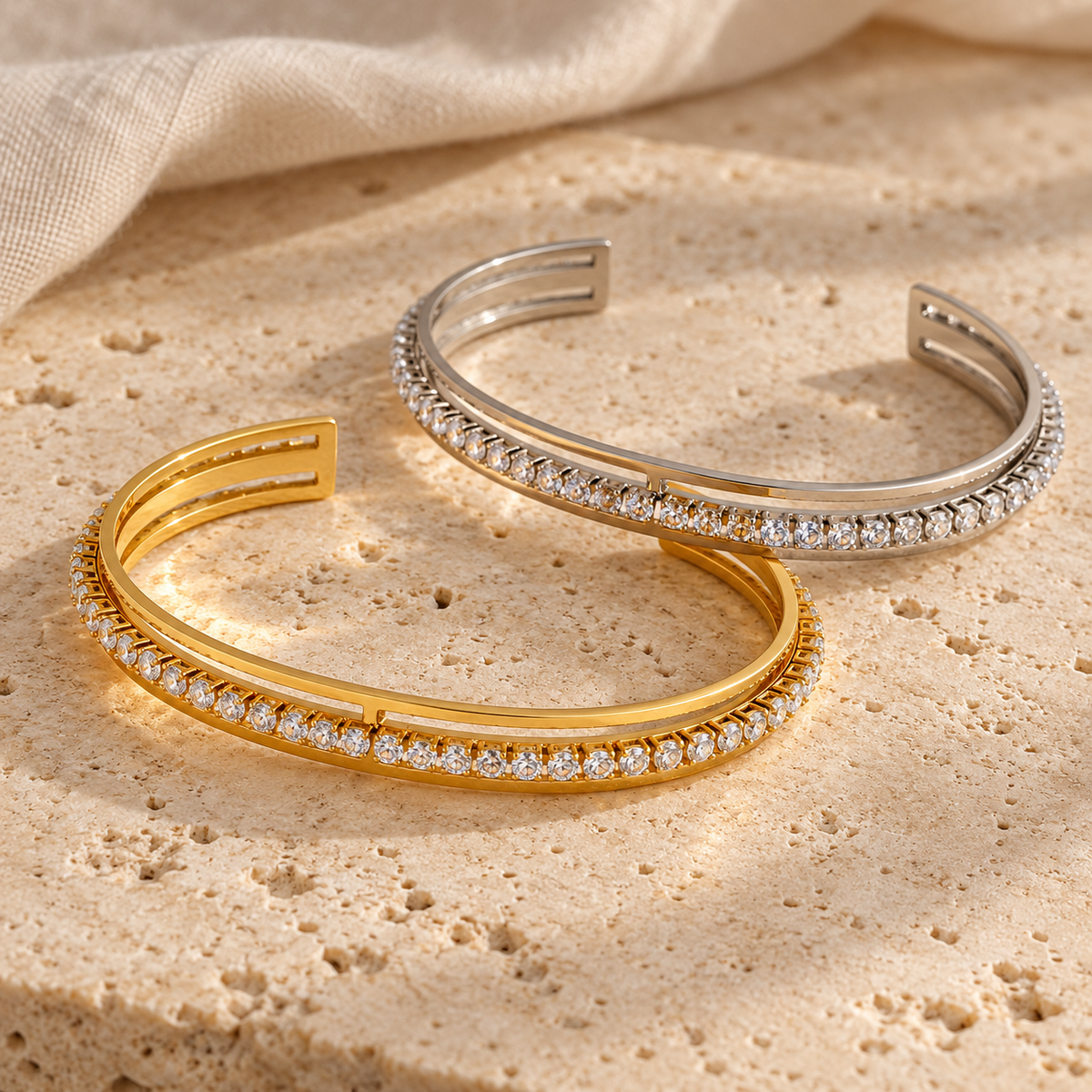 Sparkly Adjustable Bangle