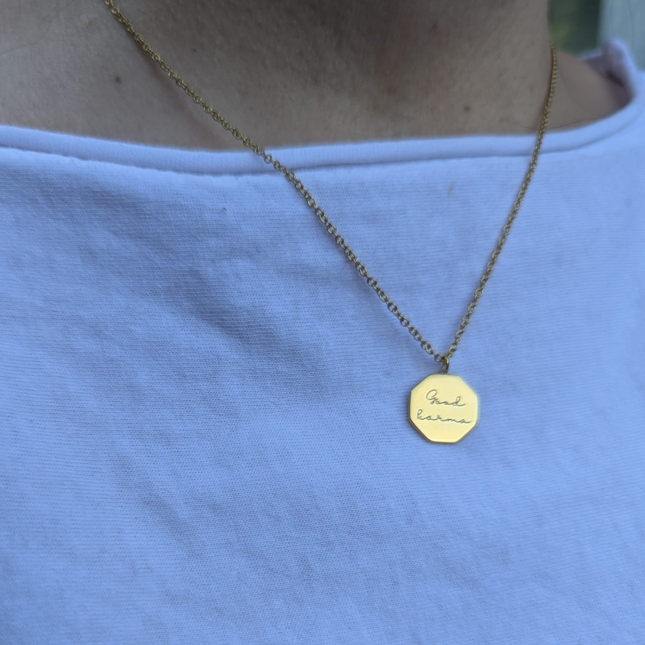 The Good Karma Octagon Necklace