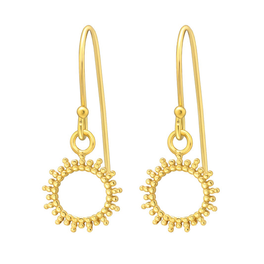 Hollow Sun Ultra Lightweight Earrings