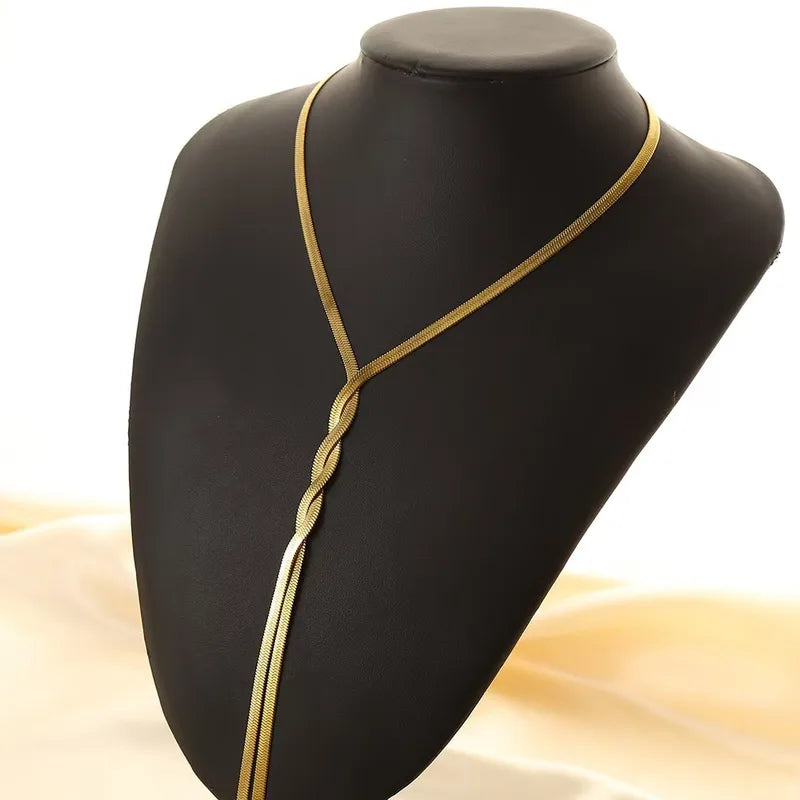 Twist Lariat Necklace