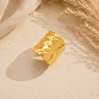 Malia Hammered Adjustable Ring