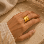 Malia Hammered Adjustable Ring