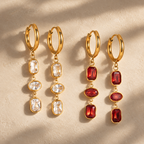 Drop Gem Hoops