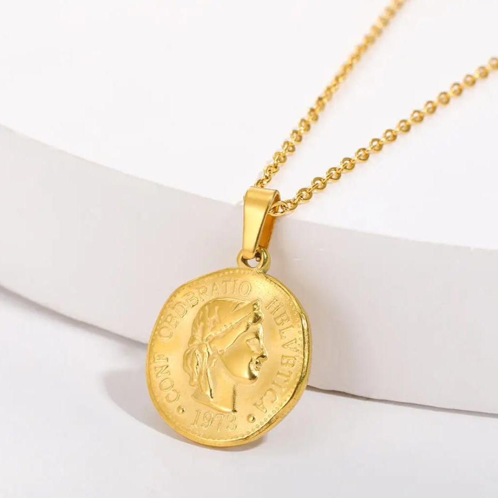 Roman Coin Necklace