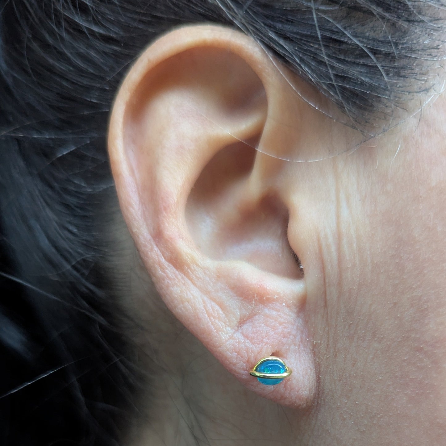 Saturn Stud Earrings
