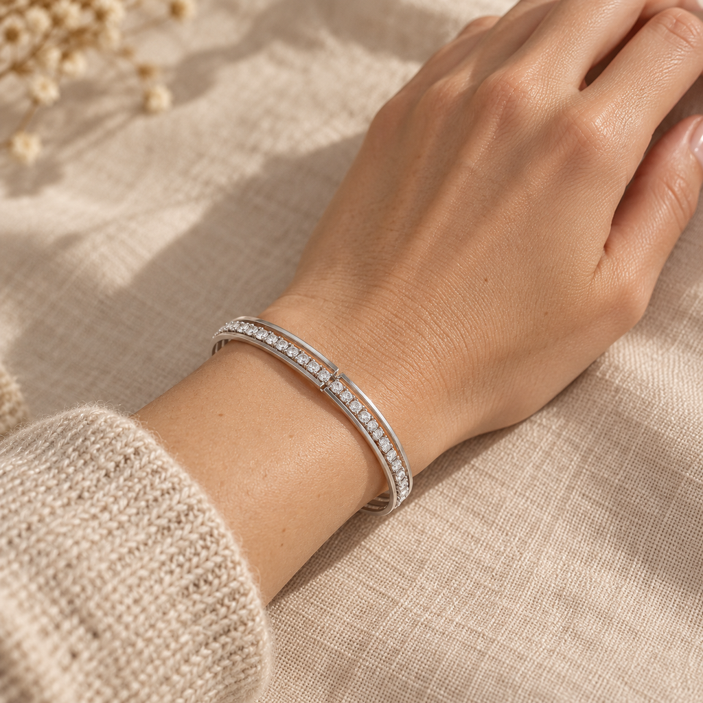 Sparkly Adjustable Bangle