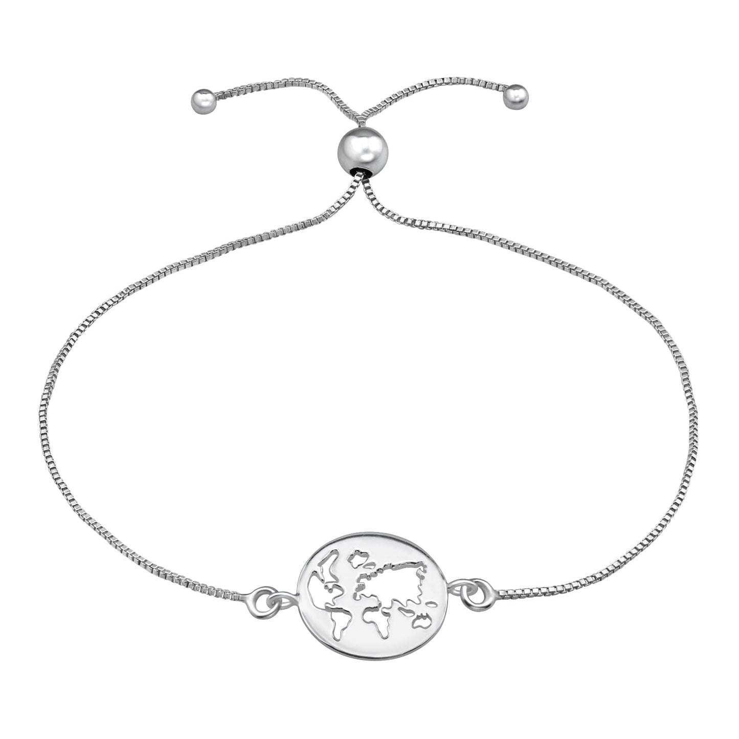 Travel The World Adjustable Bracelet