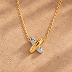 Mixed Metal X Factor Necklace